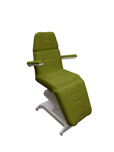  Косметологическое кресло "Ондеви-4", 4 электропривода, откидные подлокотники, педали управления 